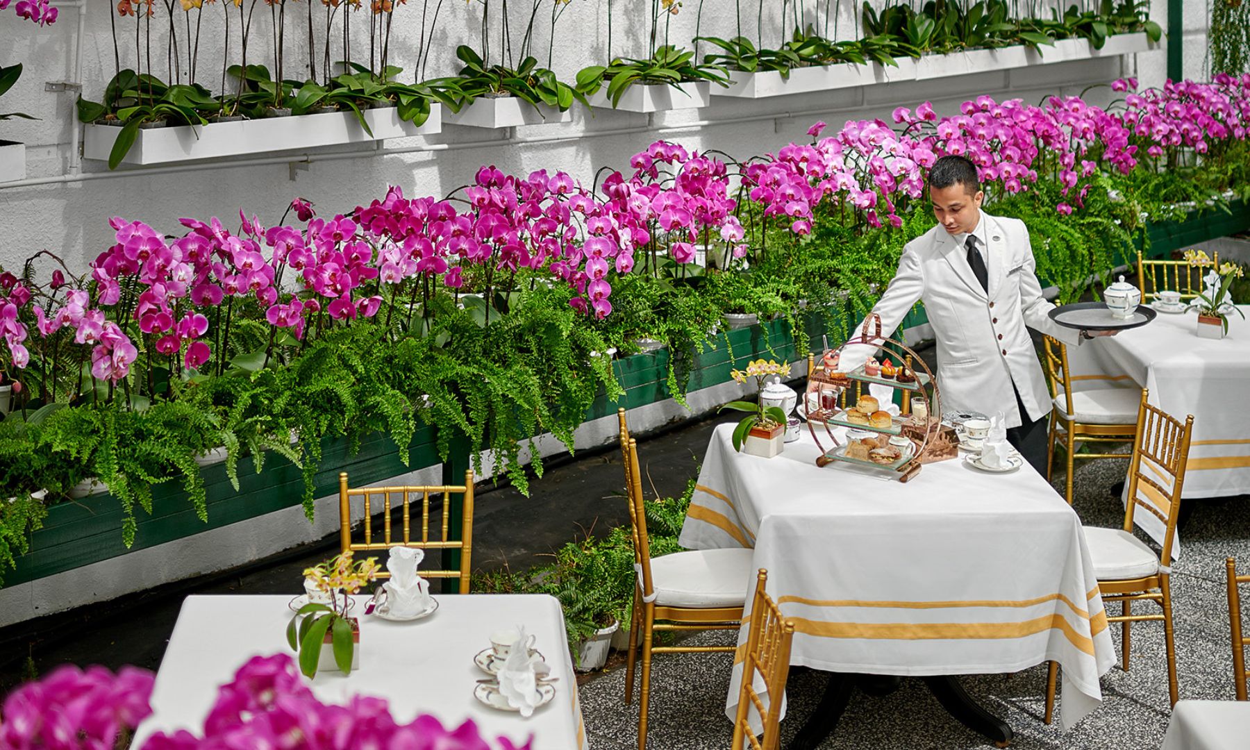 季節ごとにこだわりのアフタヌーンティーをお楽しみください